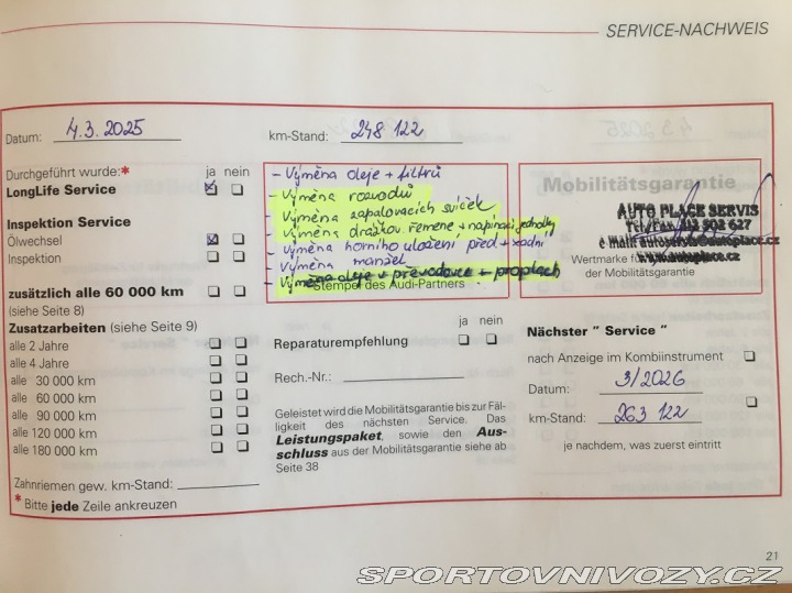 Audi A4 3.0i V6 AUT-REZERVACE 2001