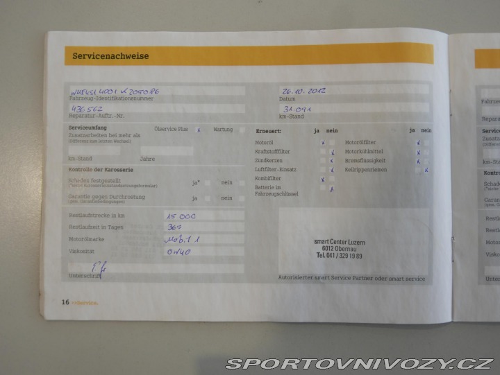 Smart Fortwo 0,8 cdi Cabrio REZERVACE 2008