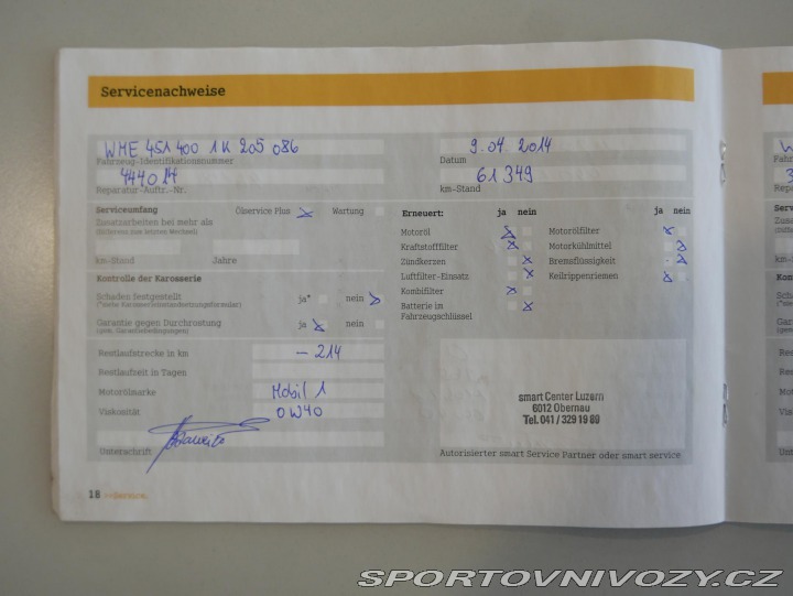 Smart Fortwo 0,8 cdi Cabrio REZERVACE 2008