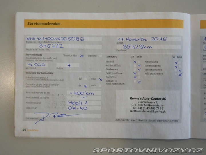 Smart Fortwo 0,8 cdi Cabrio REZERVACE 2008