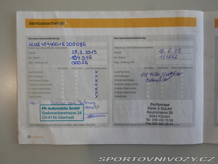 Smart Fortwo 0,8 cdi Cabrio REZERVACE 2008