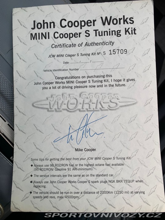 Mini Cooper Cooper S JCW R53 2006