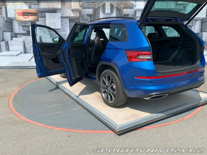 Škoda Kodiaq RS RS, 1.MAJ, GARÁŽOVÁNO, DP 2019