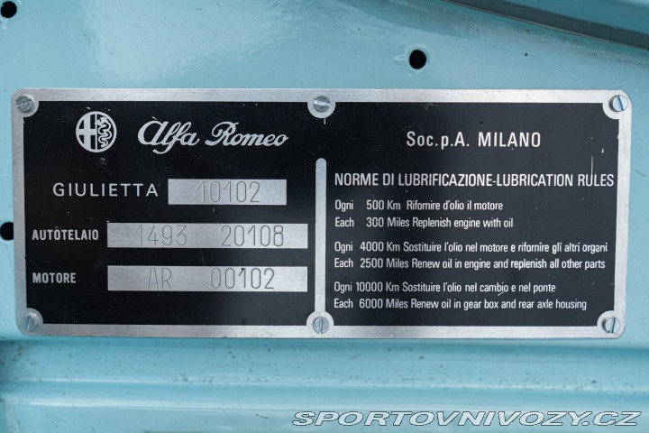 Alfa Romeo Giulietta SPRINT 1960