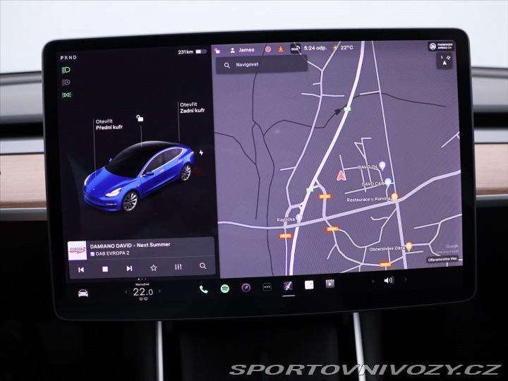 Tesla Model 3 Long Range AWD Záruka 2019