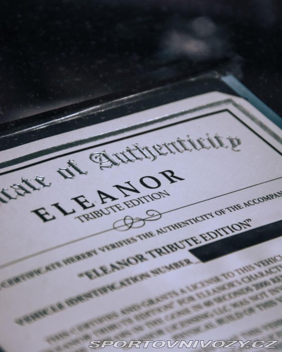 Ford Mustang PRODÁNO Shelby GT500 1968