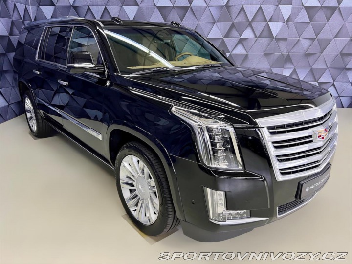 Ostatní značky Ostatní modely Cadillac Escalade 6,2 V8 AWD ESV PLATINUM L 2018