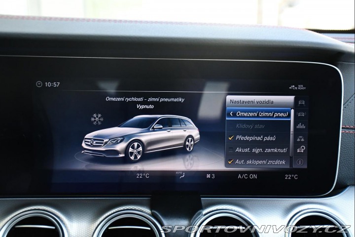 Mercedes-Benz E 43 AMG PANORAMA REZERVACE 2017