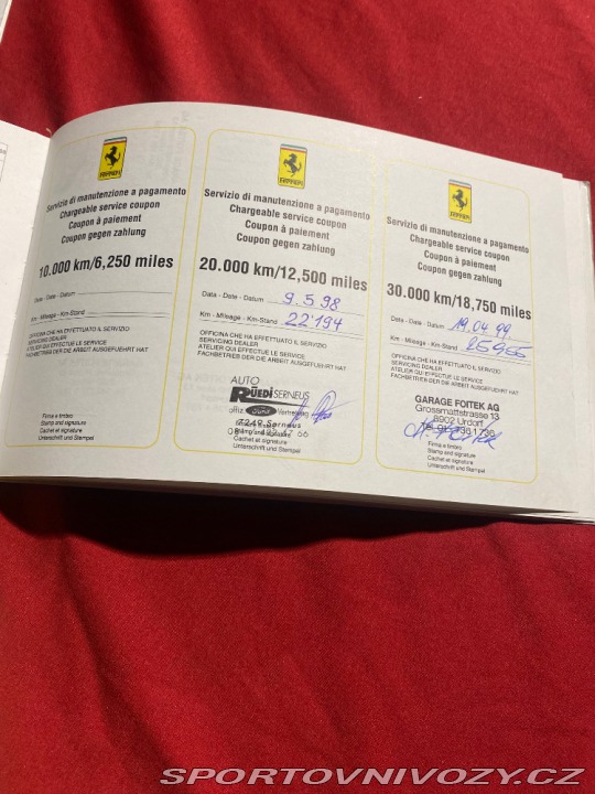 Ferrari 456 GT - manuál ! 1994