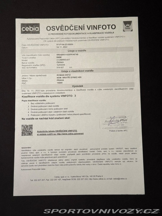 BMW 3 3,0   330ci - PERFEKTNÍ S 2006