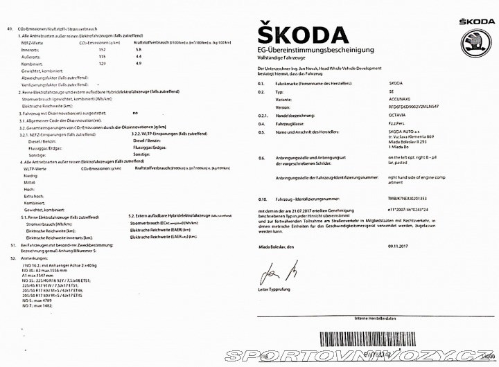 Škoda Octavia RS 2018