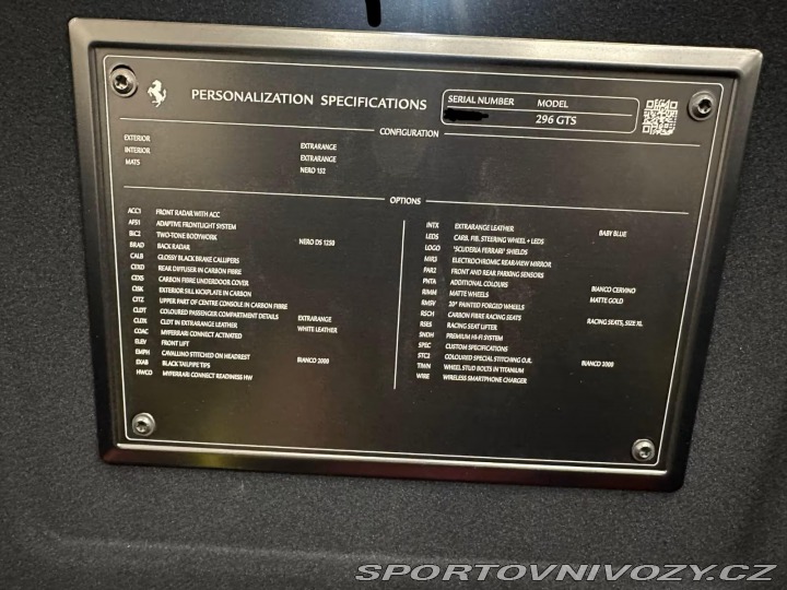 Ferrari 296 GTS 296GTS*Nové*TOP*Carbo 2025