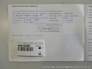 Renault Mégane RS Coupe 2,0i Turbo 184kW 2011
