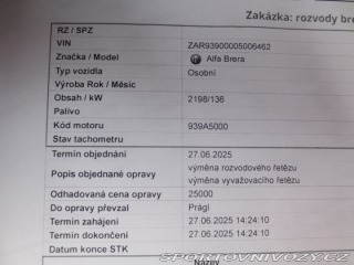 Alfa Romeo Brera 2.2 JTS, krásná+n.rozvody 2006