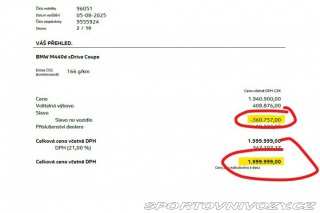 BMW 4 M440d xDrive Coupé 2025