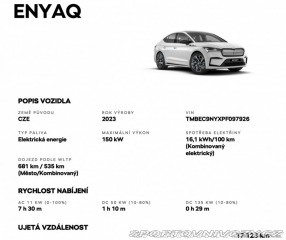Škoda Enyaq Coupé Elektro 2023