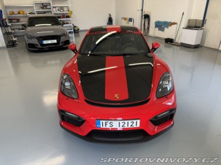Porsche Cayman GT4, pdk,chrono,skořepiny 2022