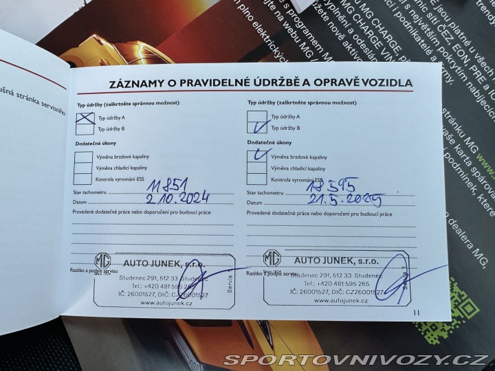 MG Ostatní modely MG4 REZERVOVÁNO, 64kWh 150kW 2023