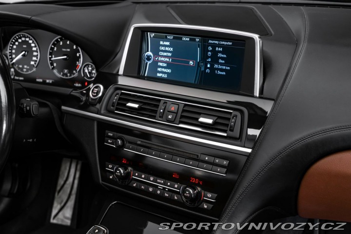 BMW 6 cabrio, head-up, ventilac 2013
