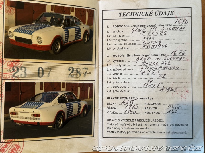 Škoda 130 RS 1979