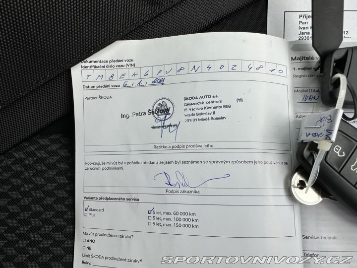 Škoda Ostatní modely Fabia REZERVOVÁNO, 1,5TSI 110KW 2022