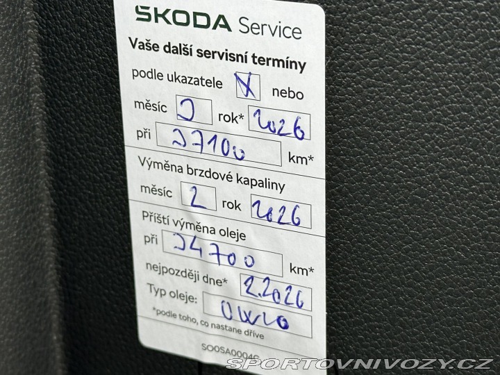 Škoda Ostatní modely Fabia 1,5TSI 110KW DSG STYLE 1. 2022