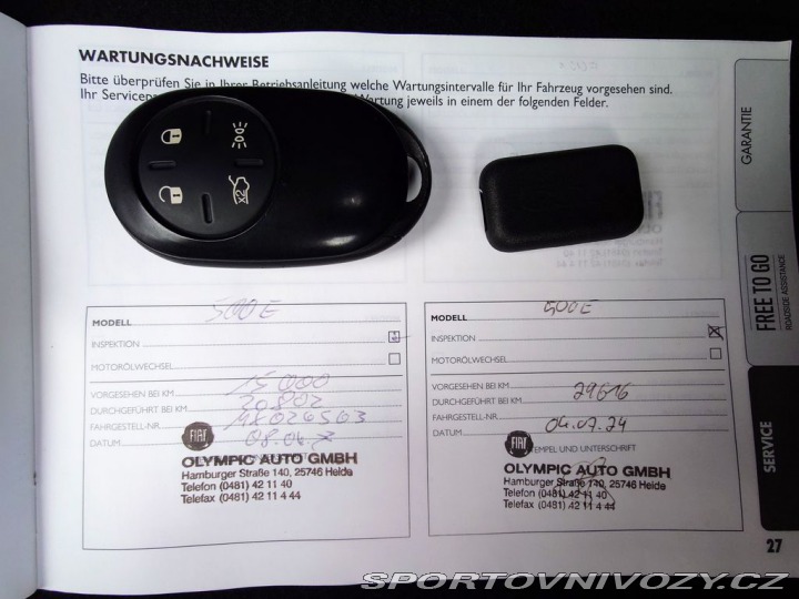 Fiat 500 500e Icon 87kW SOH 92,2% 2021