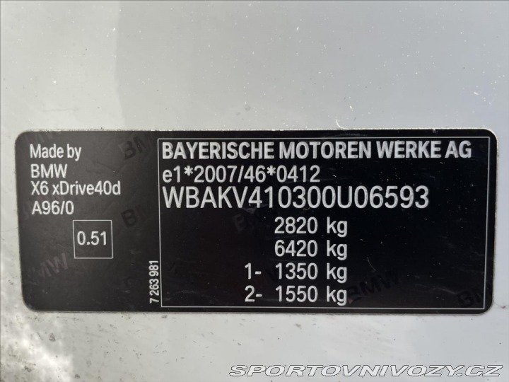 BMW X6 4,0 d M-Paket*LED*HUD*DVD 2017