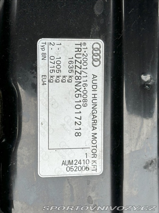 Audi TT 1,8 Turbo 150PS Roadster 2005