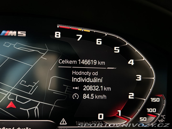 BMW M5 441kW V8,1.MAJITEL,ČR,DPH 2019