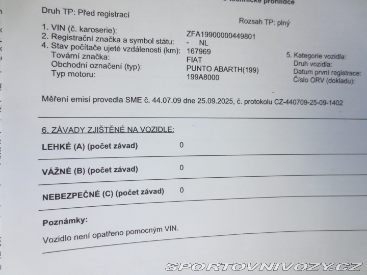 Abarth Grande Punto 1,4 turbo 139kW 2008