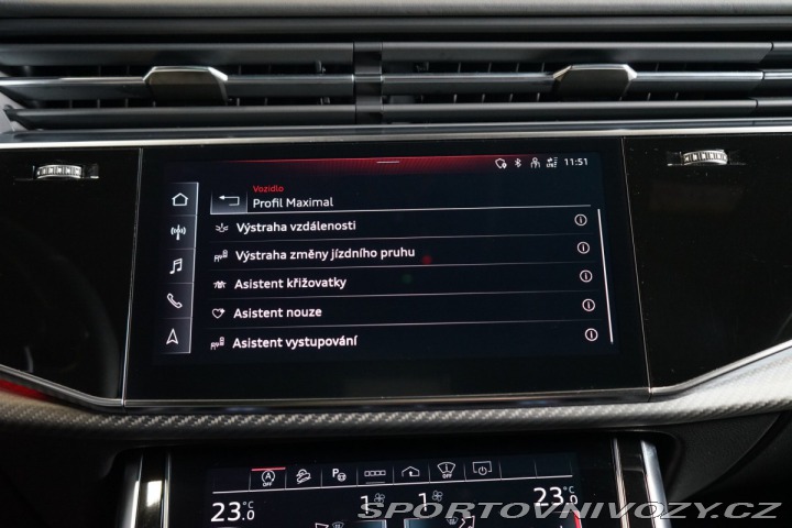 Audi RS Q8 MATRIX*MASÁŽ*PPF*ZÁRUKA*H 2023