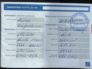 Dodge Durango 3,6 LPG V6 4x2 CITADEL 7- 2015
