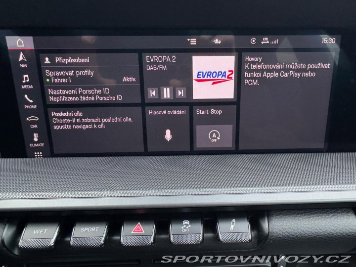 Porsche 911 Approved BOSE Střecha 20/ 2020