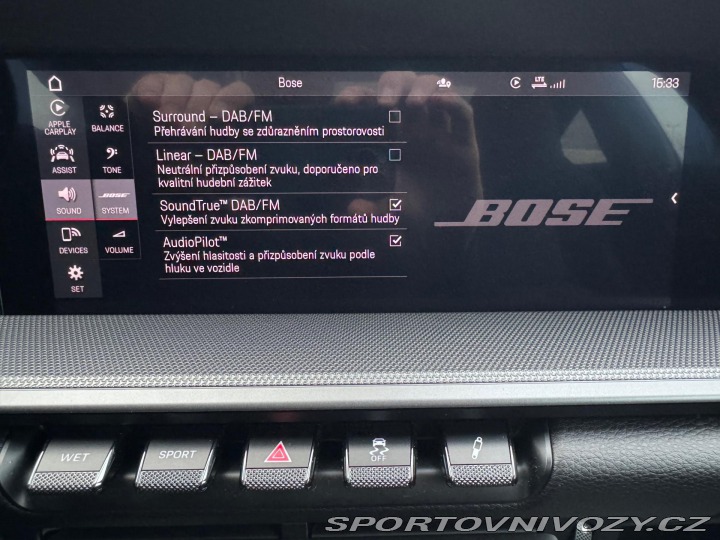 Porsche 911 Approved BOSE Střecha 20/ 2020
