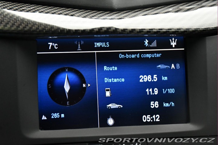 Maserati GranTurismo SPORT 4.7 V8 MC CARBON ČR 2016