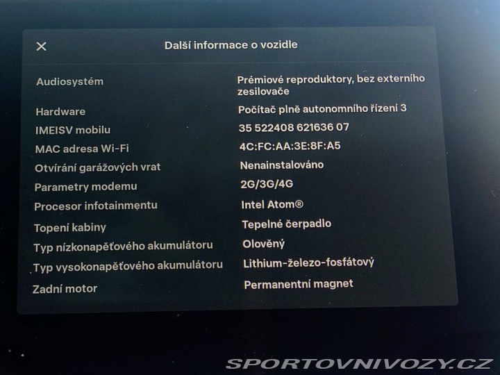 Tesla Model 3 Standard SOH 93,1% 239kW 2021