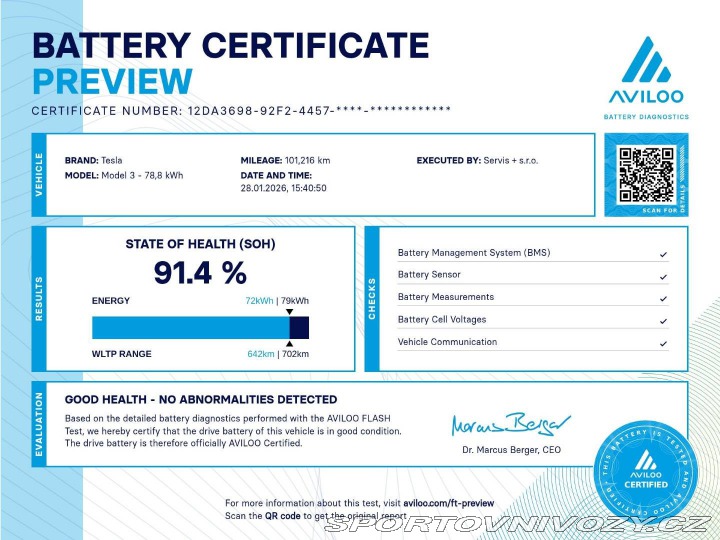 Tesla Model 3 Performance 82kWh AWD 2022
