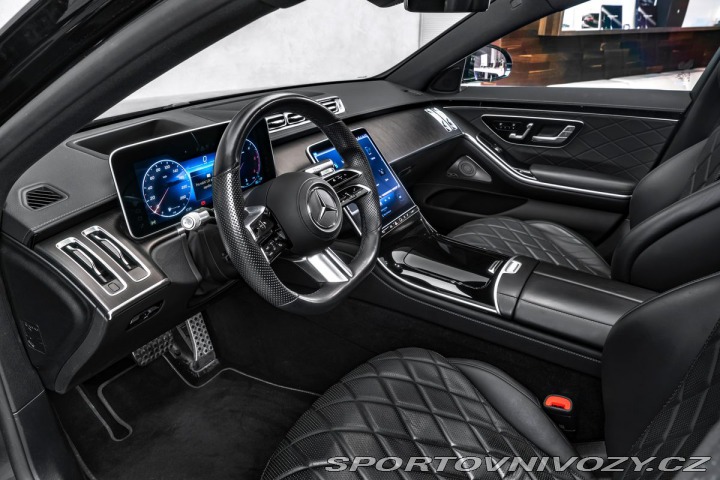 Mercedes-Benz S 4Matic AMG, hud, masáže, 1800