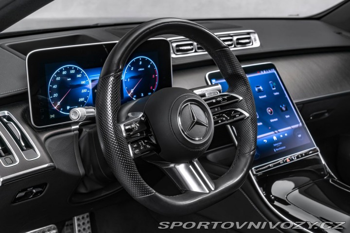 Mercedes-Benz S 4Matic AMG, hud, masáže, 2021