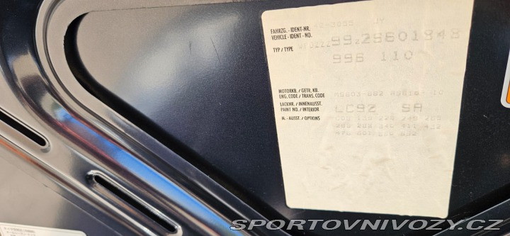 Porsche 911 996 Carrera 2001