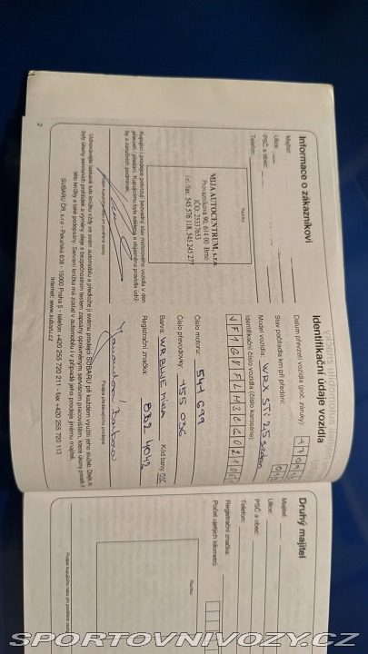 Subaru WRX STI celková GO, DPH, kovaný m 2012