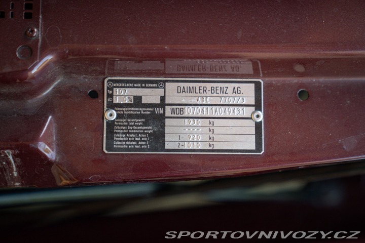 Mercedes-Benz SL 300 SL 1986