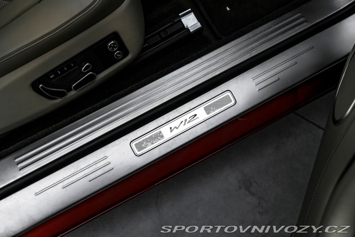 Bentley Continental GT W12 Mulliner, masáže 1800