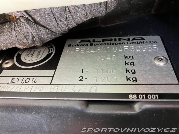Alpina B10 B10 4,6 V8 No 355 1998