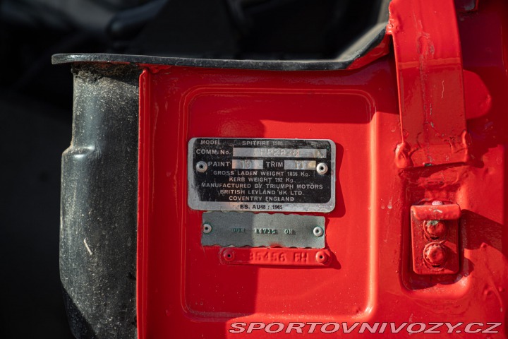 Ostatní značky Ostatní modely Triumph SPITFIRE 1500 1976