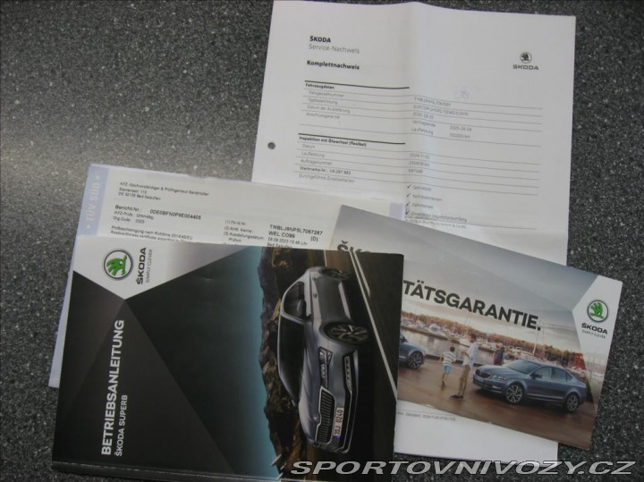 Škoda Superb 2,0 TDI 190PS Sportline 2020