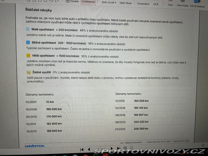 Škoda Octavia RS 1.8T RS 132kW 2001