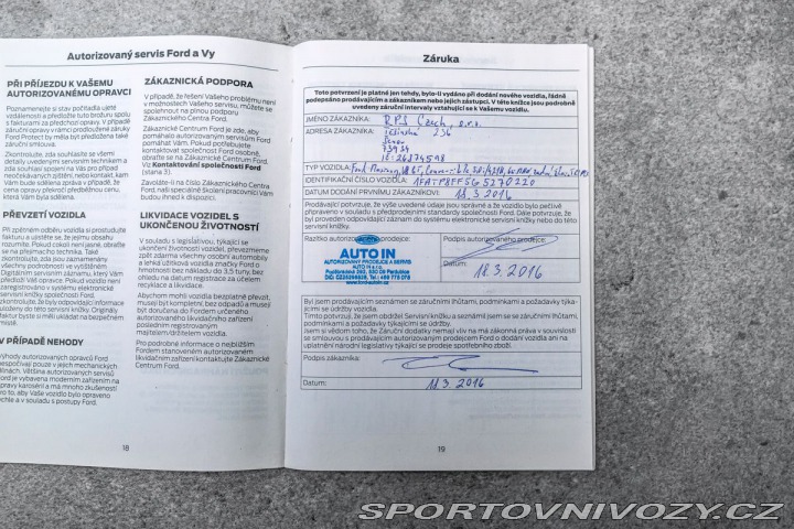 Ford Mustang 5,0 GT Cabrio Manual CZ 2016