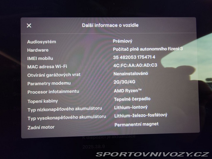 Tesla Model Y Standard Range 220 kW SOH 2023